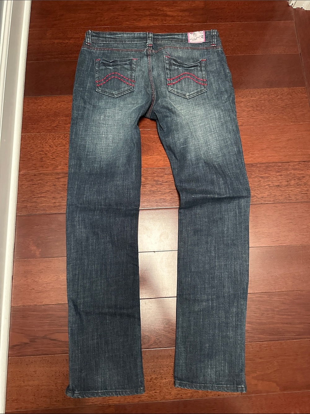 Women’s Lowrise Ben Sherman Slim Straight Dark Wash Jeans - Picture 5 of 5